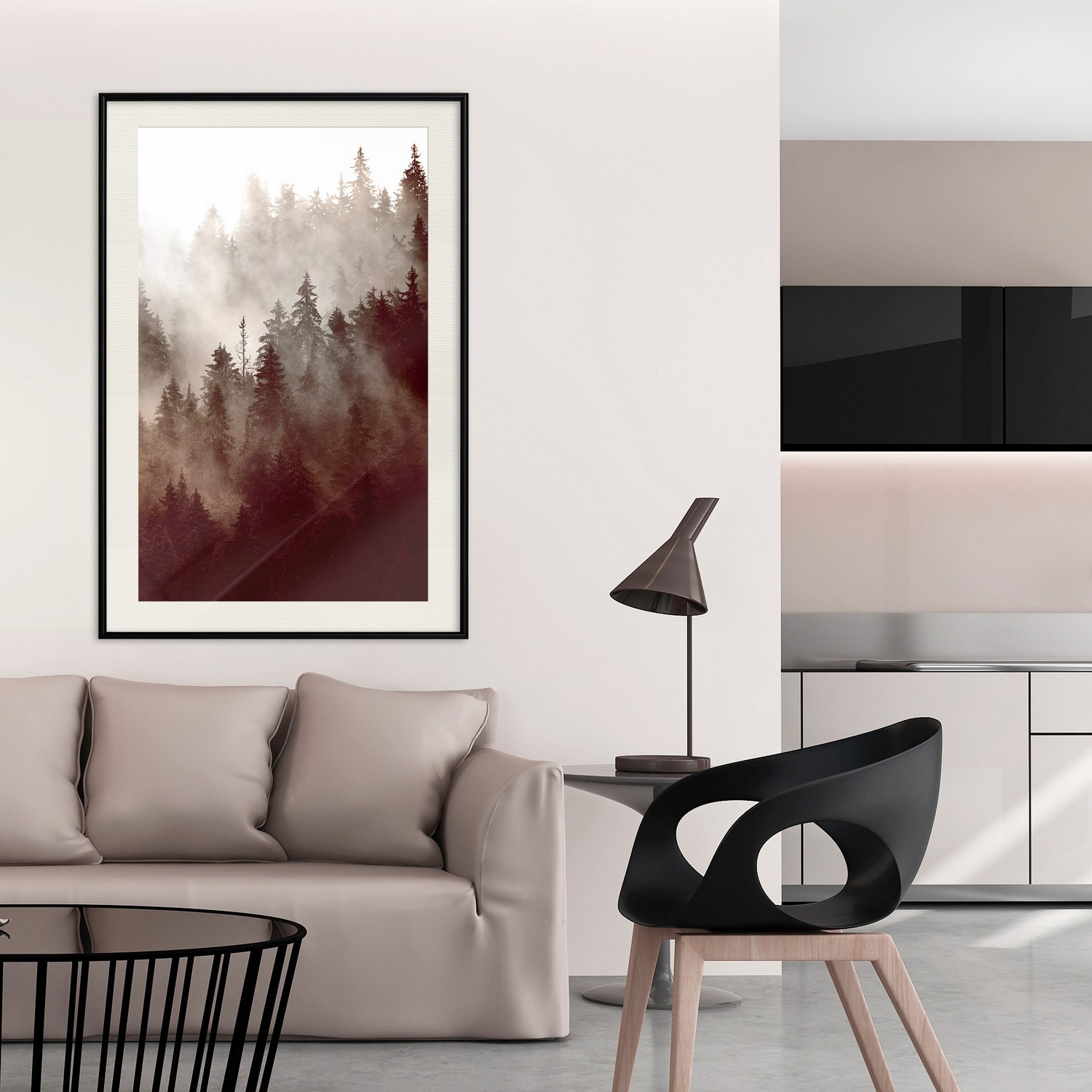 Poster Artgeist Affisch Brown Forest