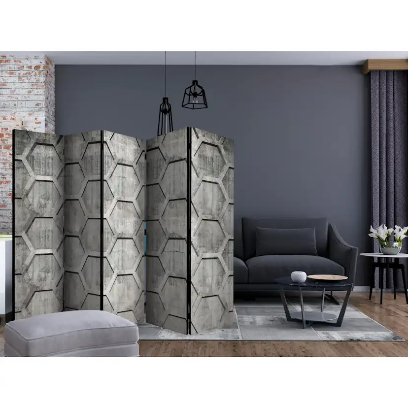 Rumsavdelare Skärmvägg Arkiio Platinum Cubes II 225x172 cm