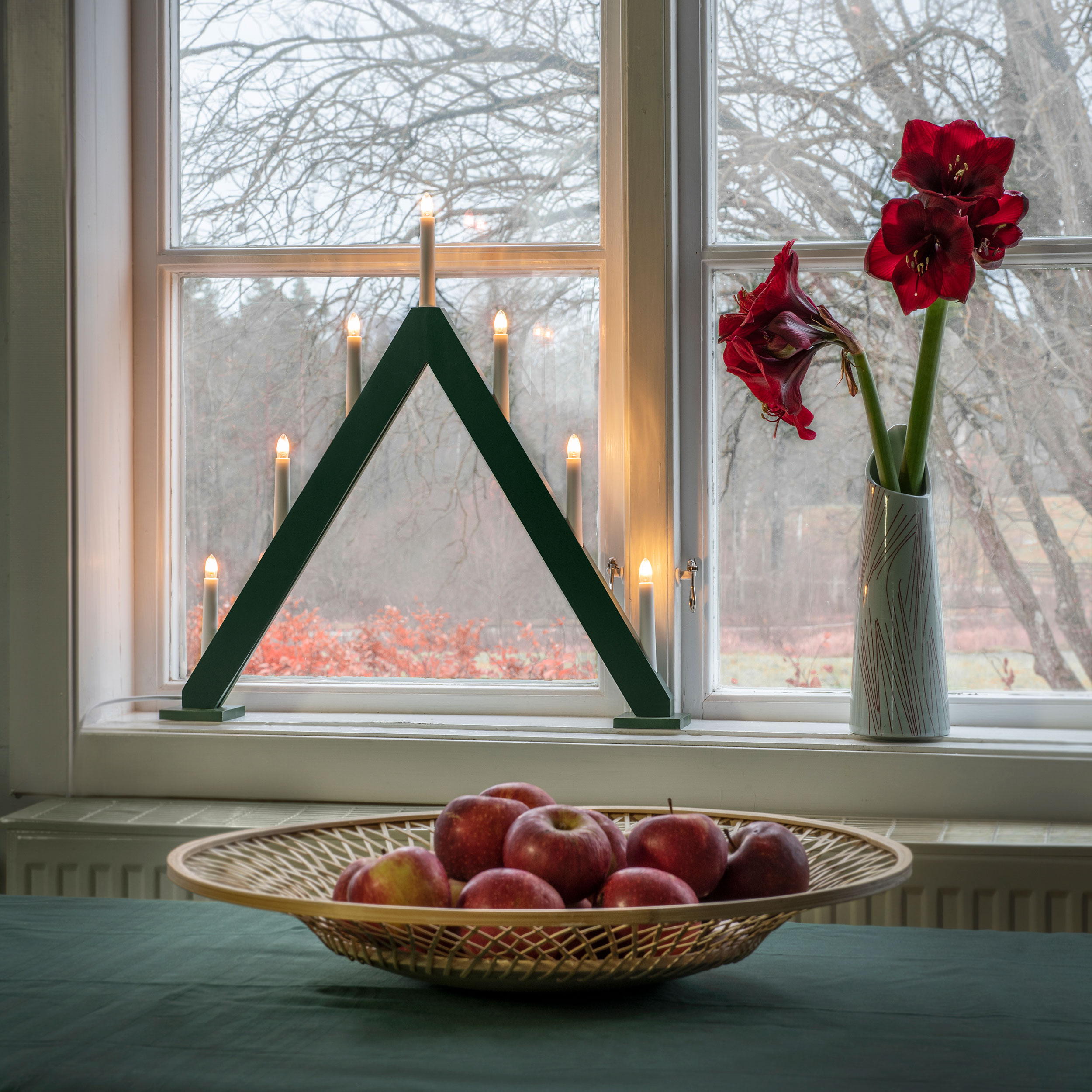 Adventsljusstake Gnosjö Konstsmide 7L H56,5
