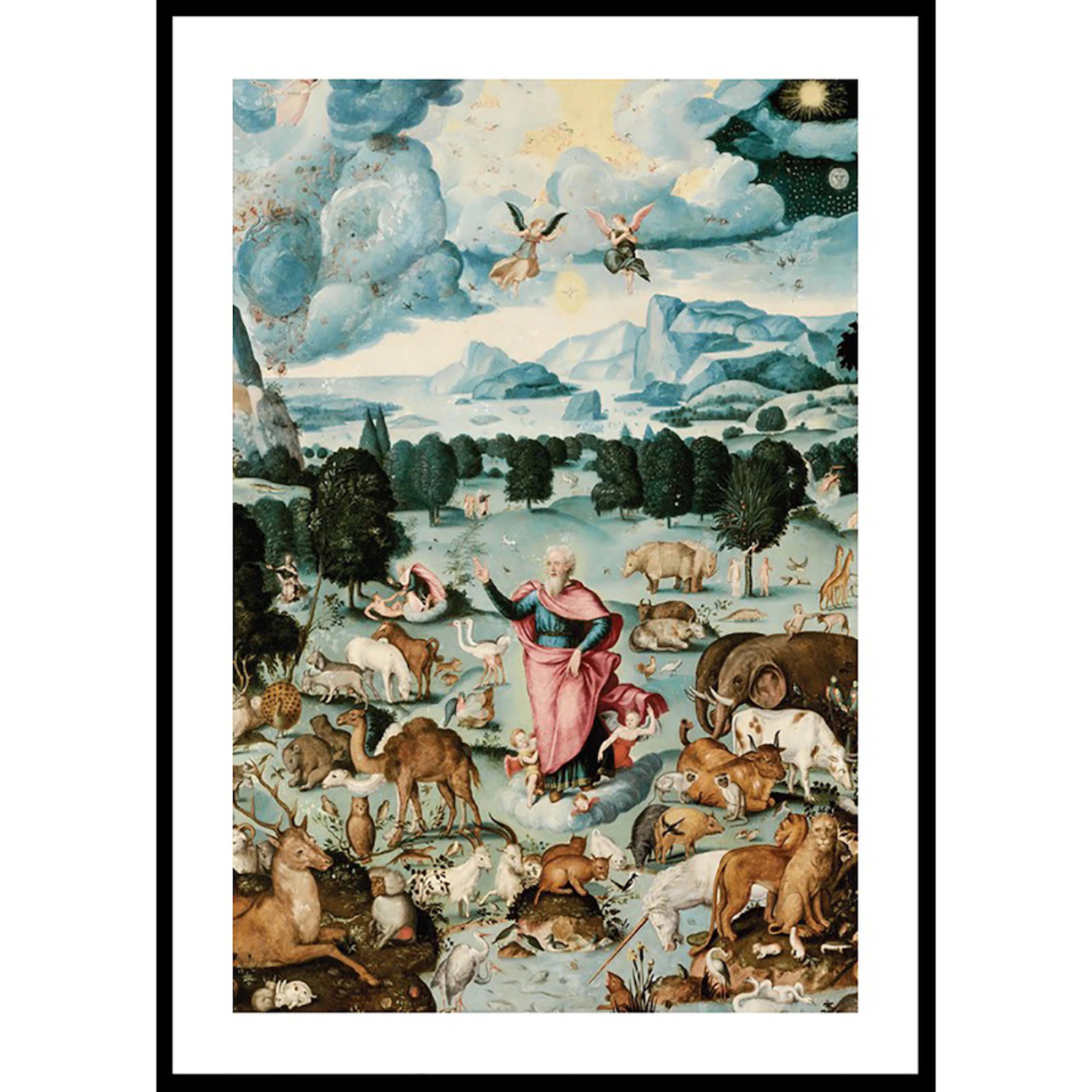 Poster Gallerix Earthly Paradise By Hans Bocksberger der Altere