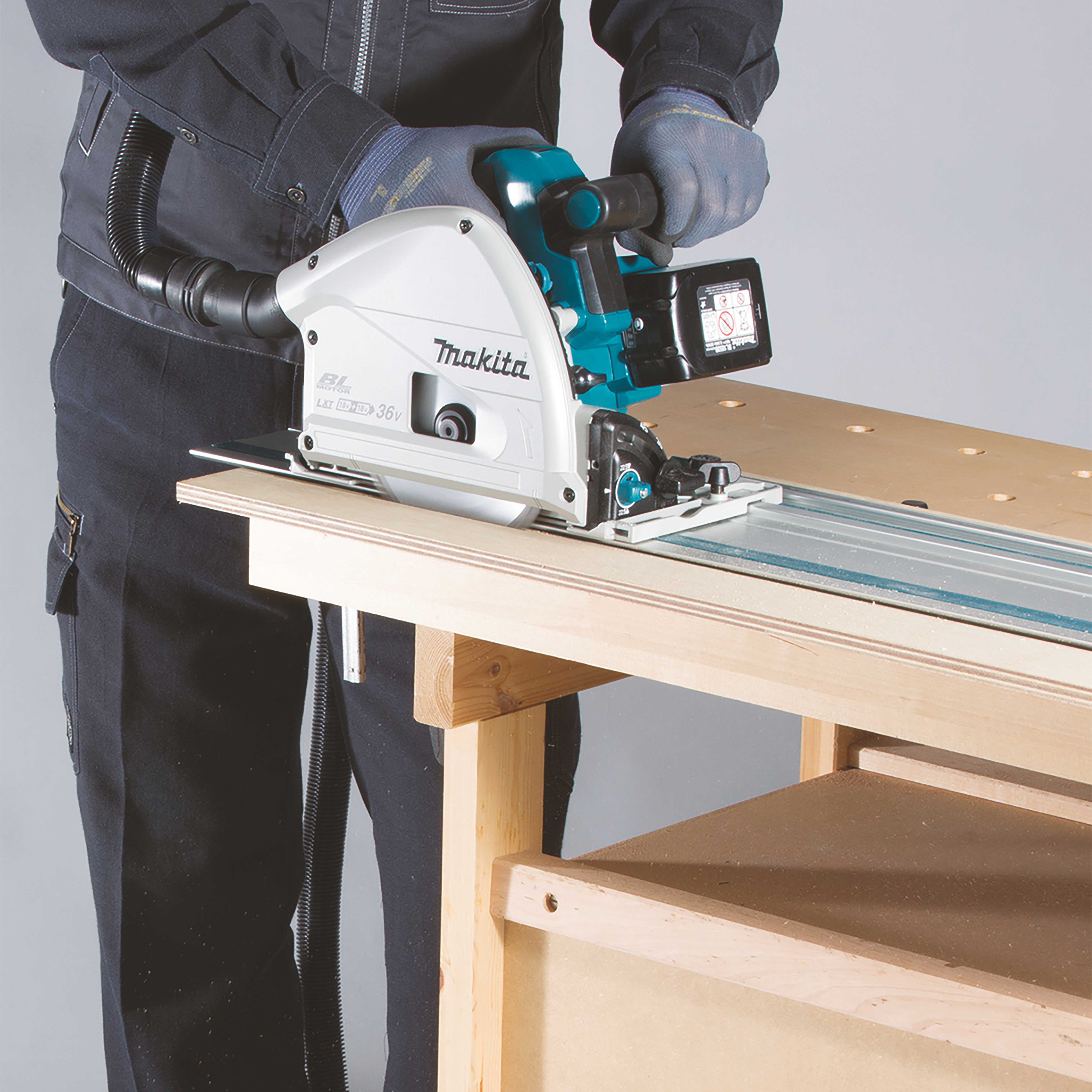 Sänksåg Makita LXT DSP601ZJU 2x18V utan Batteri