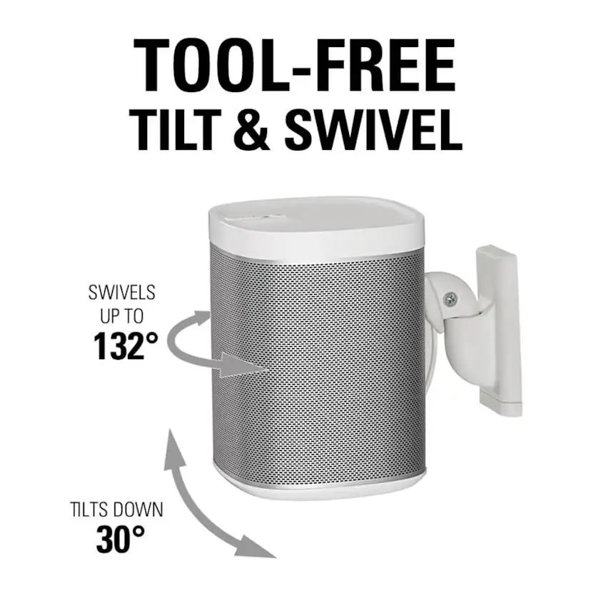 Väggfäste SANUS För Sonos One SL Play:1 Play:3 Par