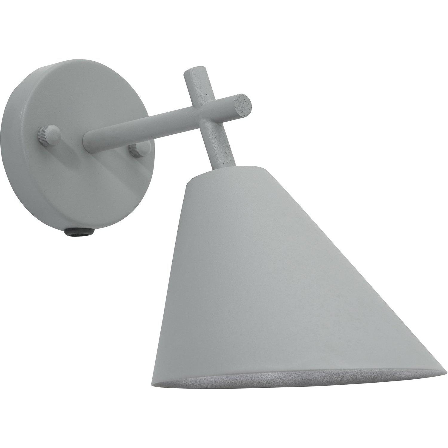 Nils fasadlampa 230V IP44 grå 33cm Grå