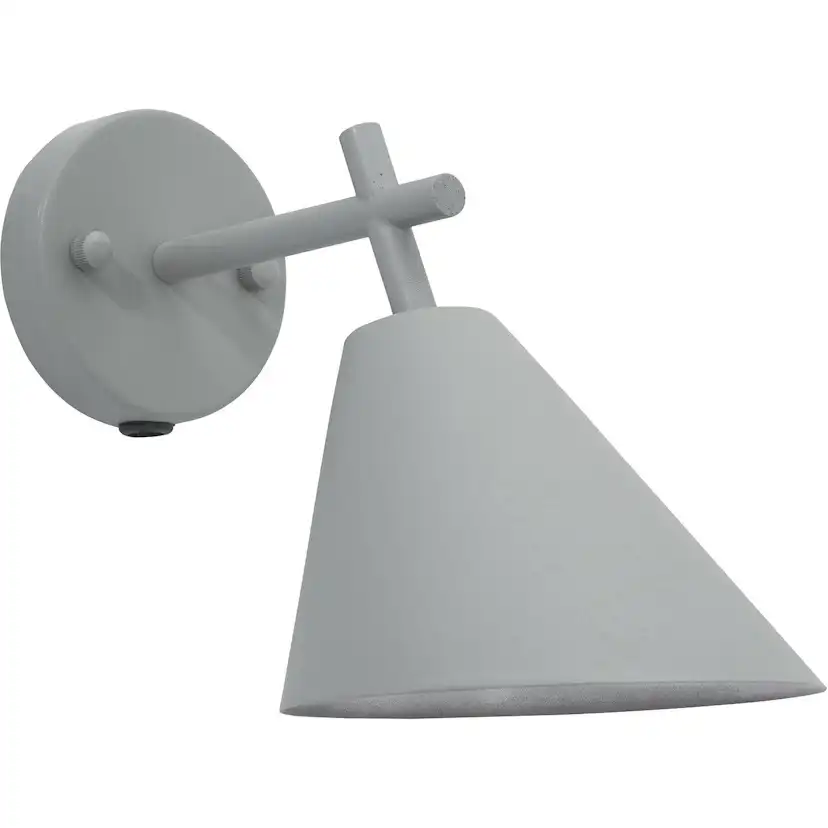 Nils fasadlampa 230V IP44 grå 33cm Grå