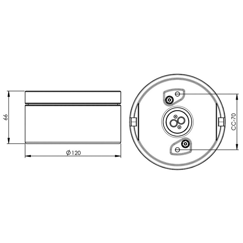 Vägg-/Taklampa Ifö Electric Cool 6-9W Gx5,3 IP44