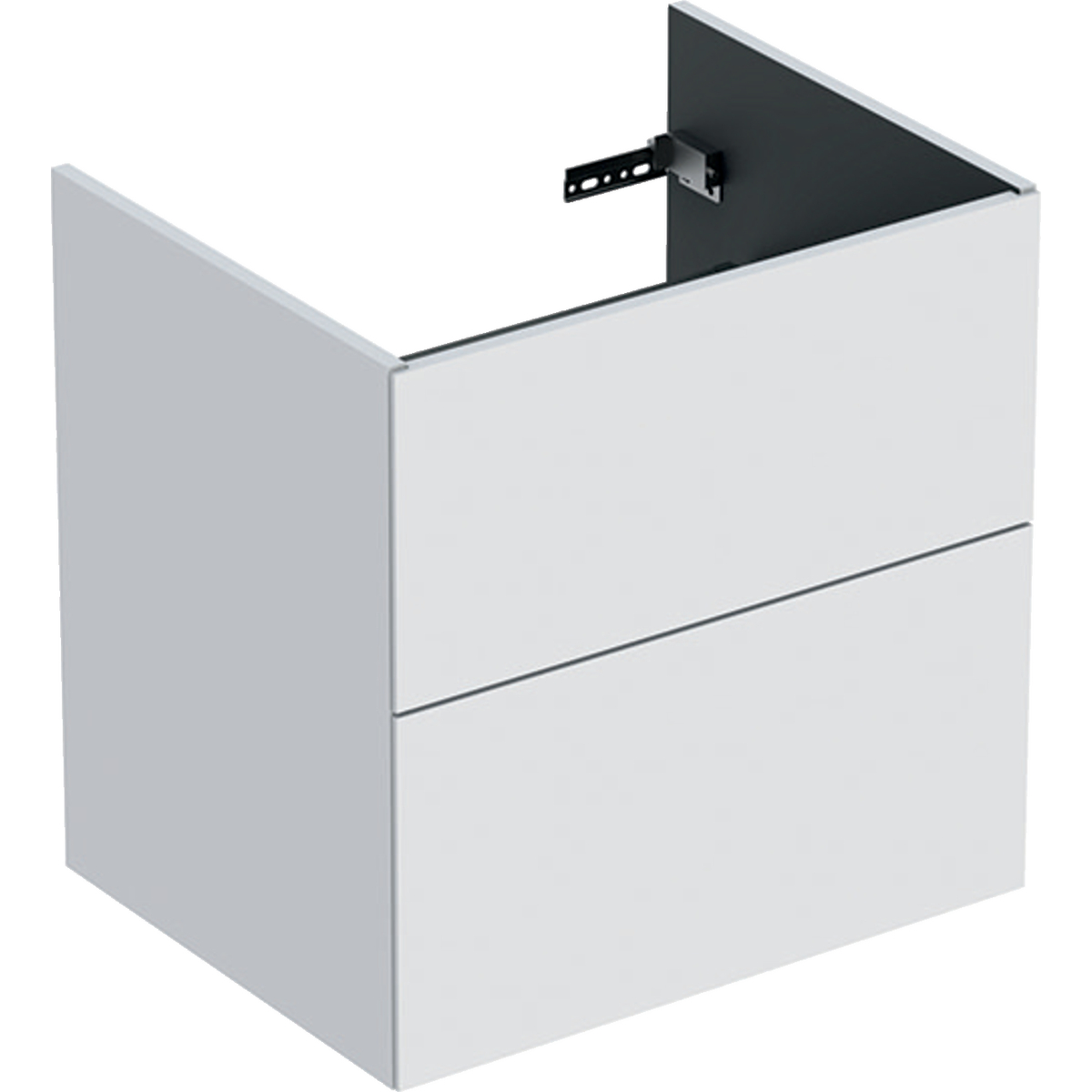 Ifö Elegant underskåp för möbeltvättställ, med två lådor: B= Vit, 600x600 mm