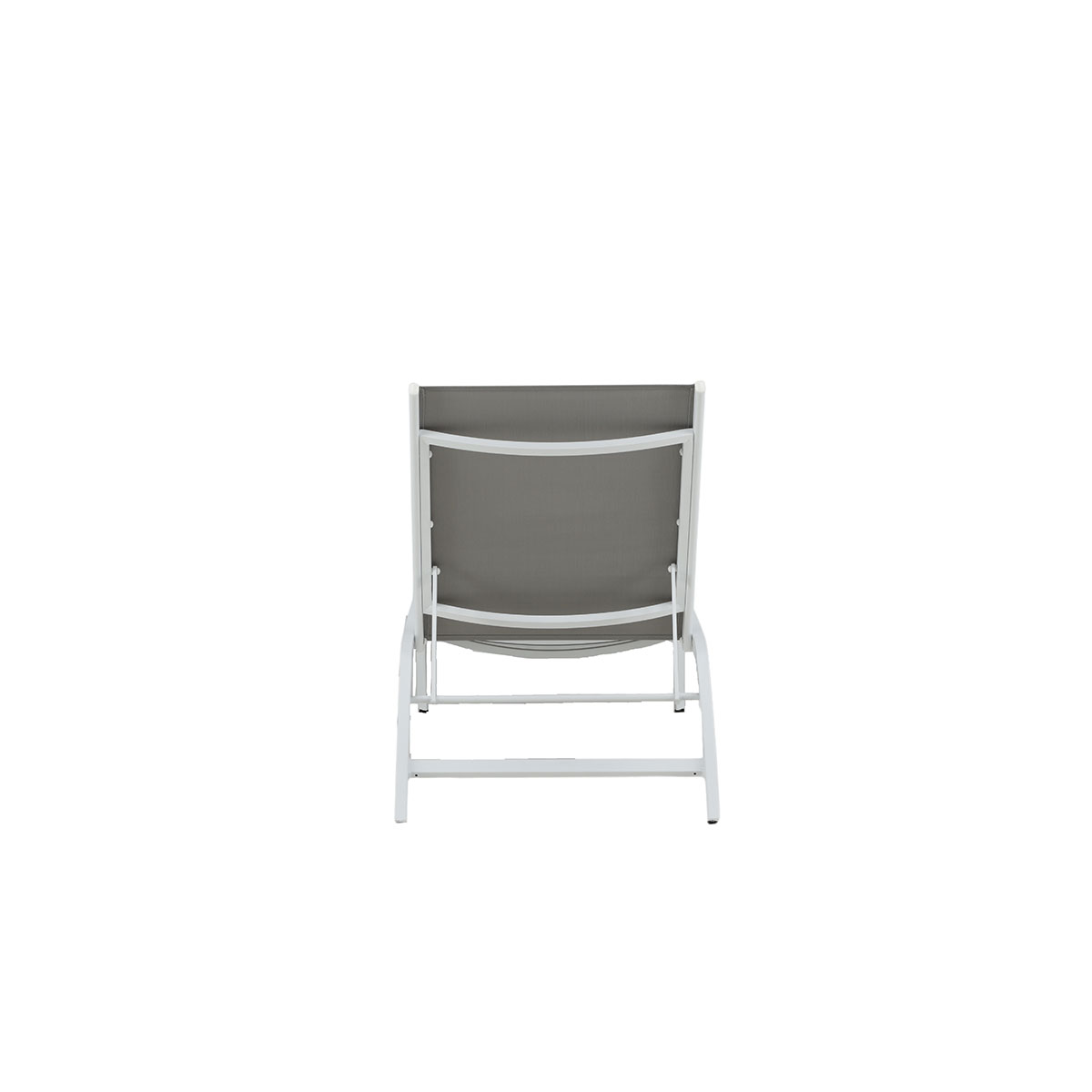 Ramos Sun Lounge,  White, Grey, Aluminium, Textilene Vit
