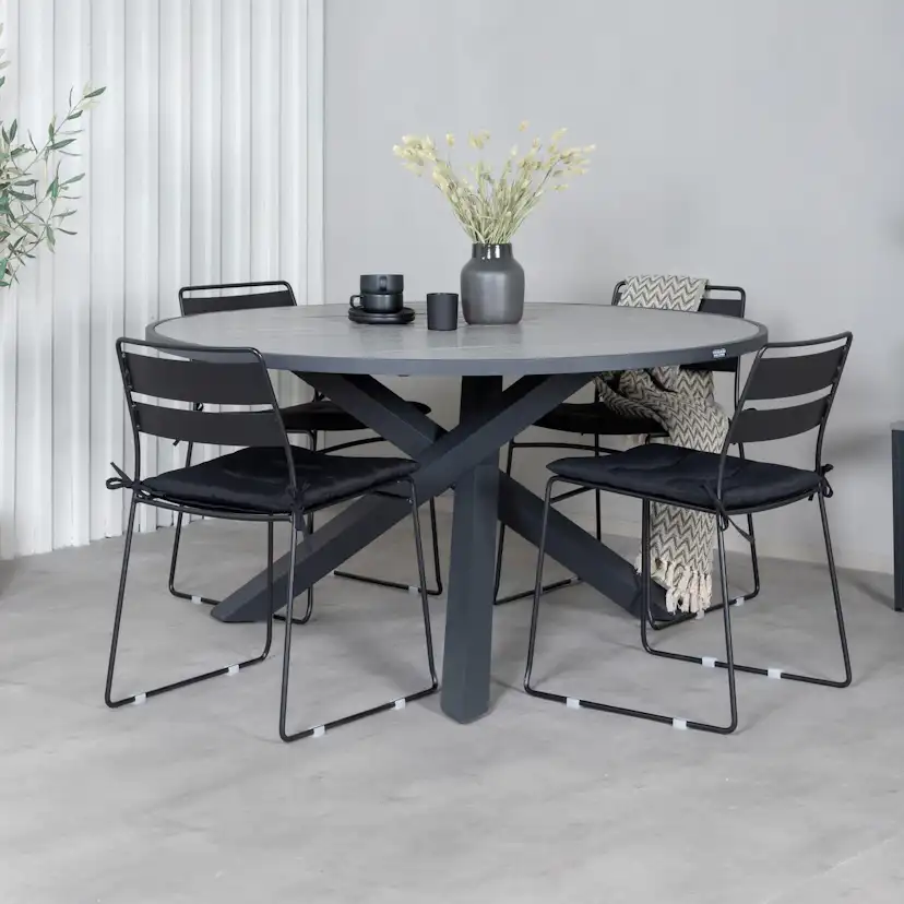 Matgrupp Venture Home Pincy med 4 Lawrence Matstolar