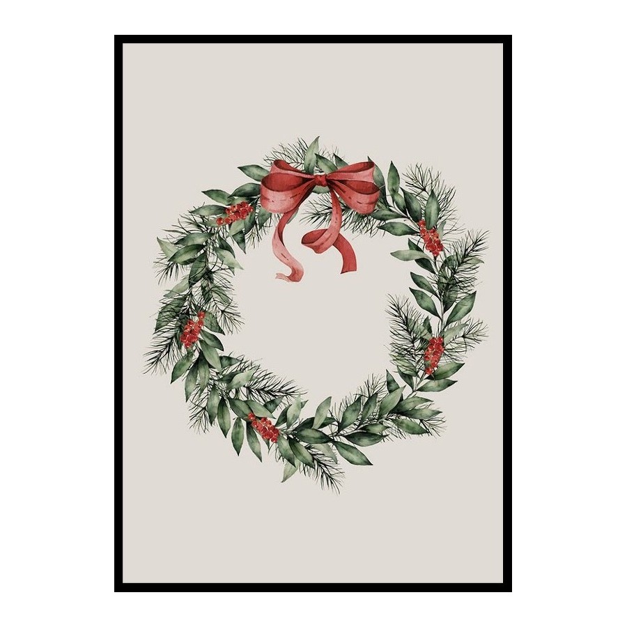 Poster Gallerix Christmas Wreath