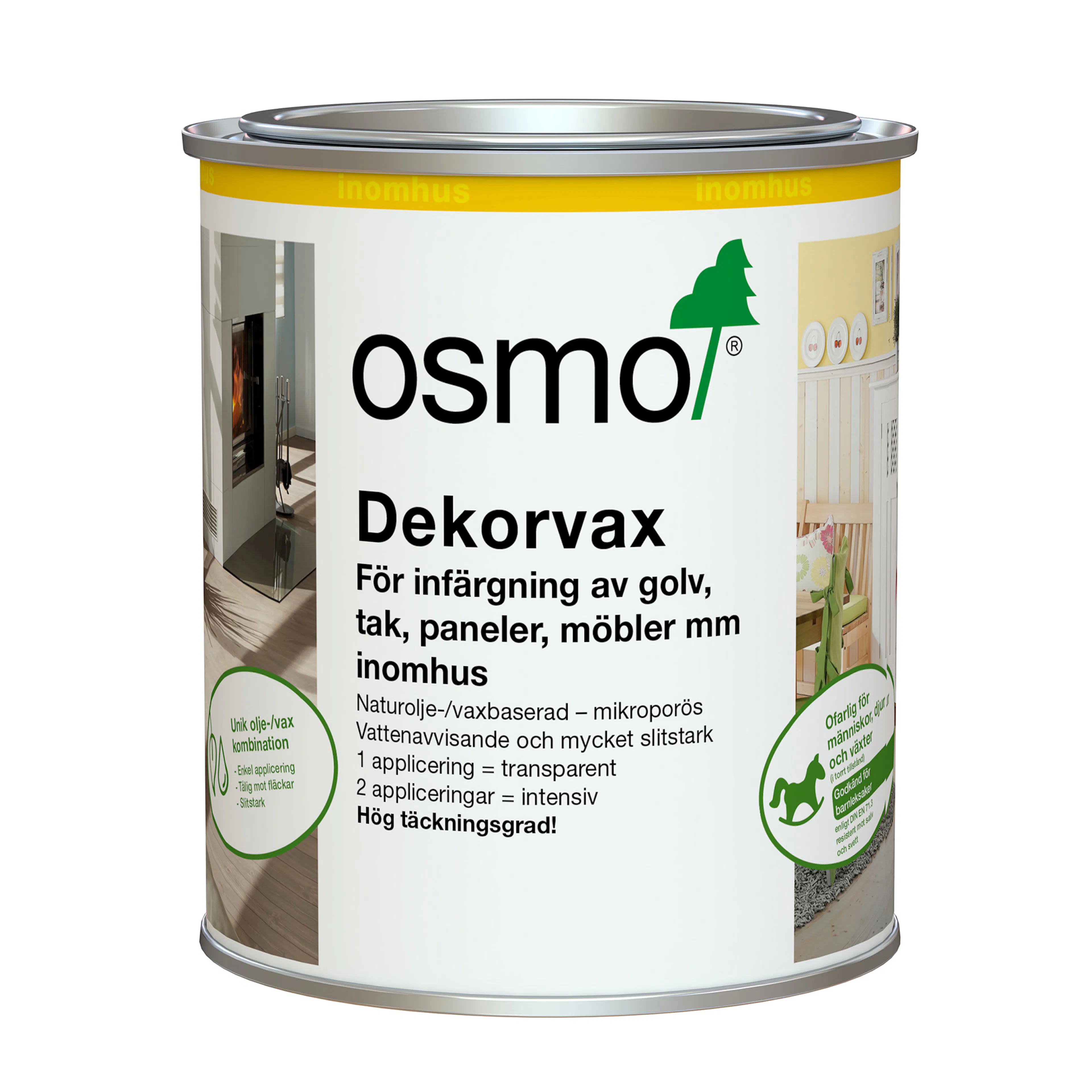 OSMO 3168 Dekorvax Transparent Antik Ek 0,75 liter 0,75 liter
