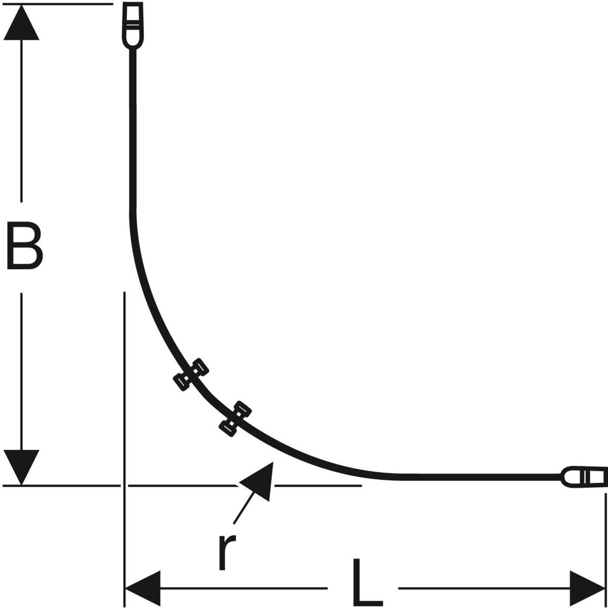 Duschhörn Contura Shower Showerama Rund