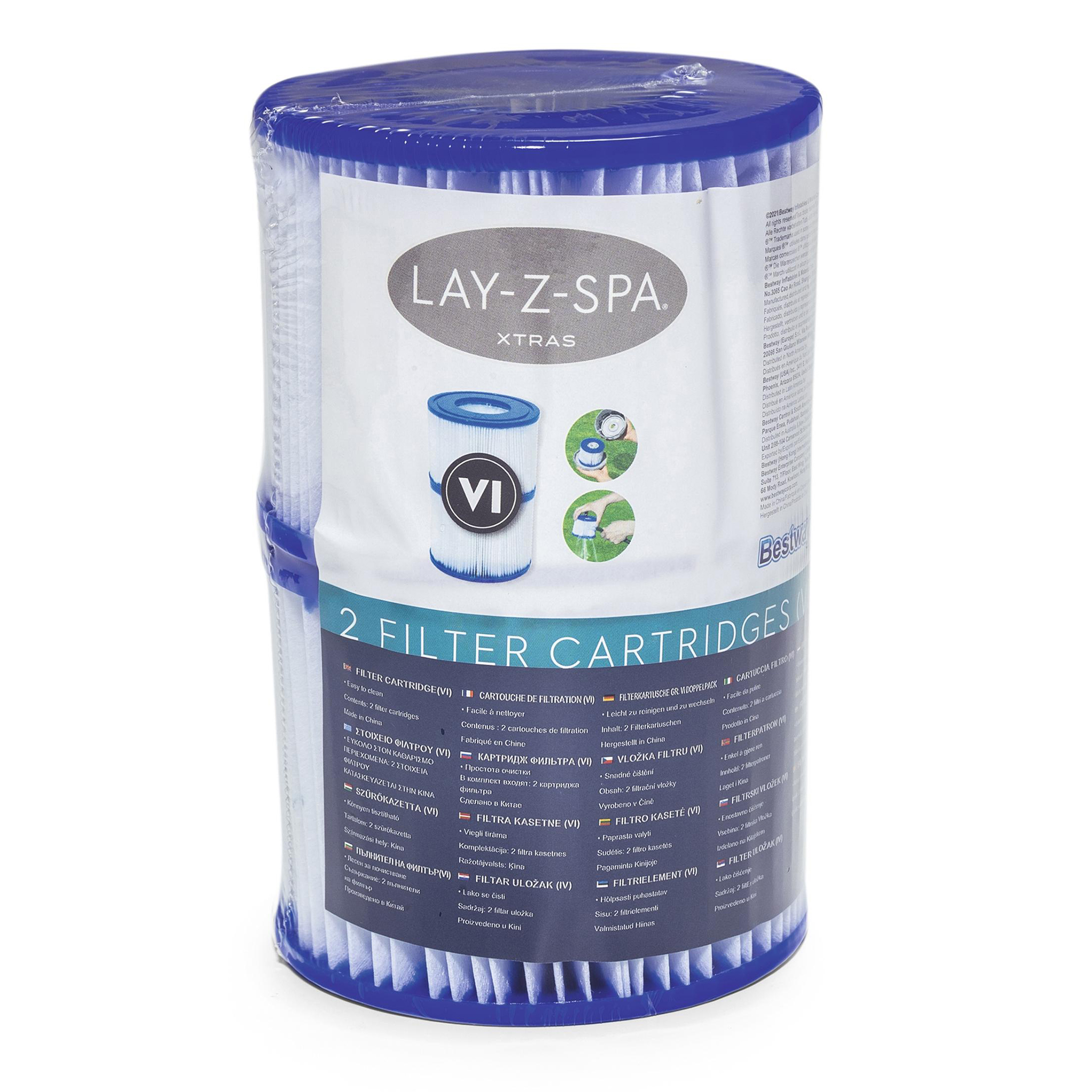 Filter Bestway Lay-Z-Spa Cartridge (VI) 2-pack