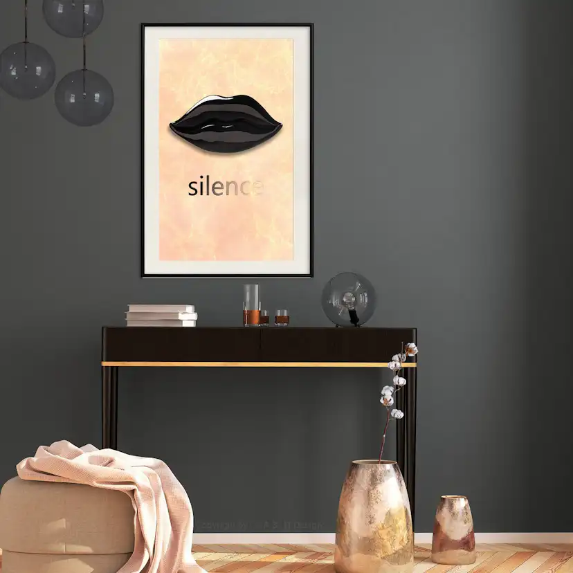 Poster Artgeist Affisch Sweet Silence