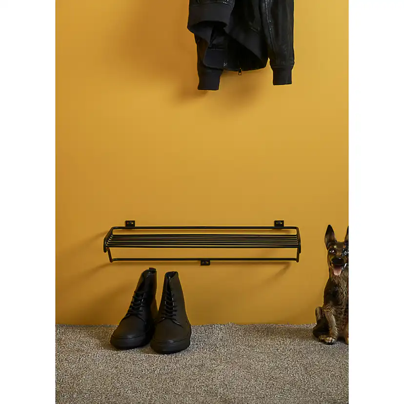 Shoe Shelf black Svart