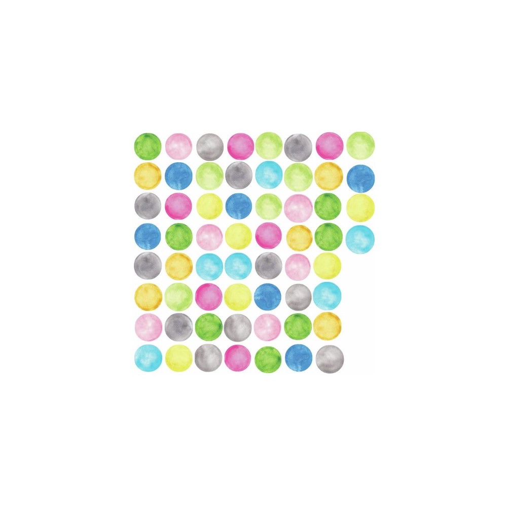Väggdekor RoomMates Watercolor Dots