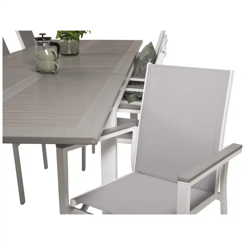 Matgrupp Venture Home Aleyna 224/324 med 8 Pincy Stolar
