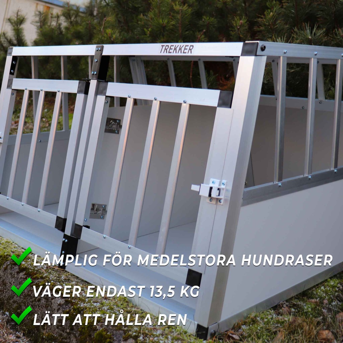 Hundbur Trekker L 89x69x50 cm