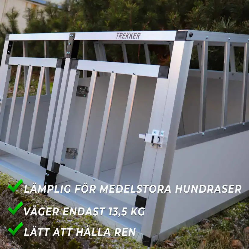 Hundbur Trekker L 89x69x50 cm