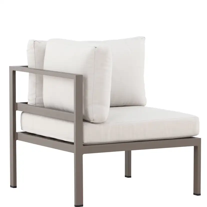 Copacabana Sofa Module Corner - Brown / Beige Brown / Beige