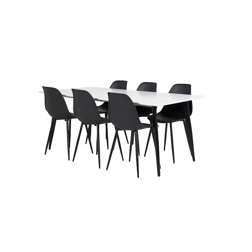 Matgrupp Venture Home Pobbie med 6 Pop Stolar