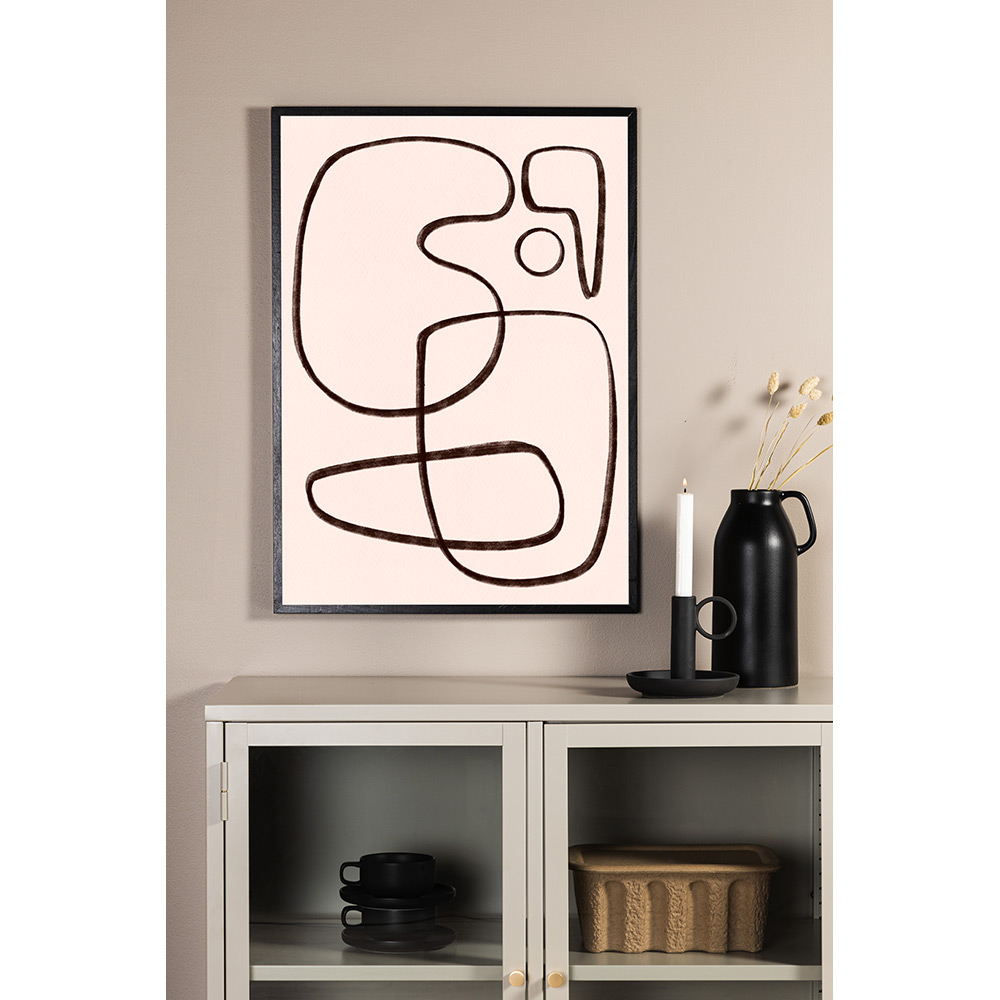 Posters Venture Home Line Art Vit/svart