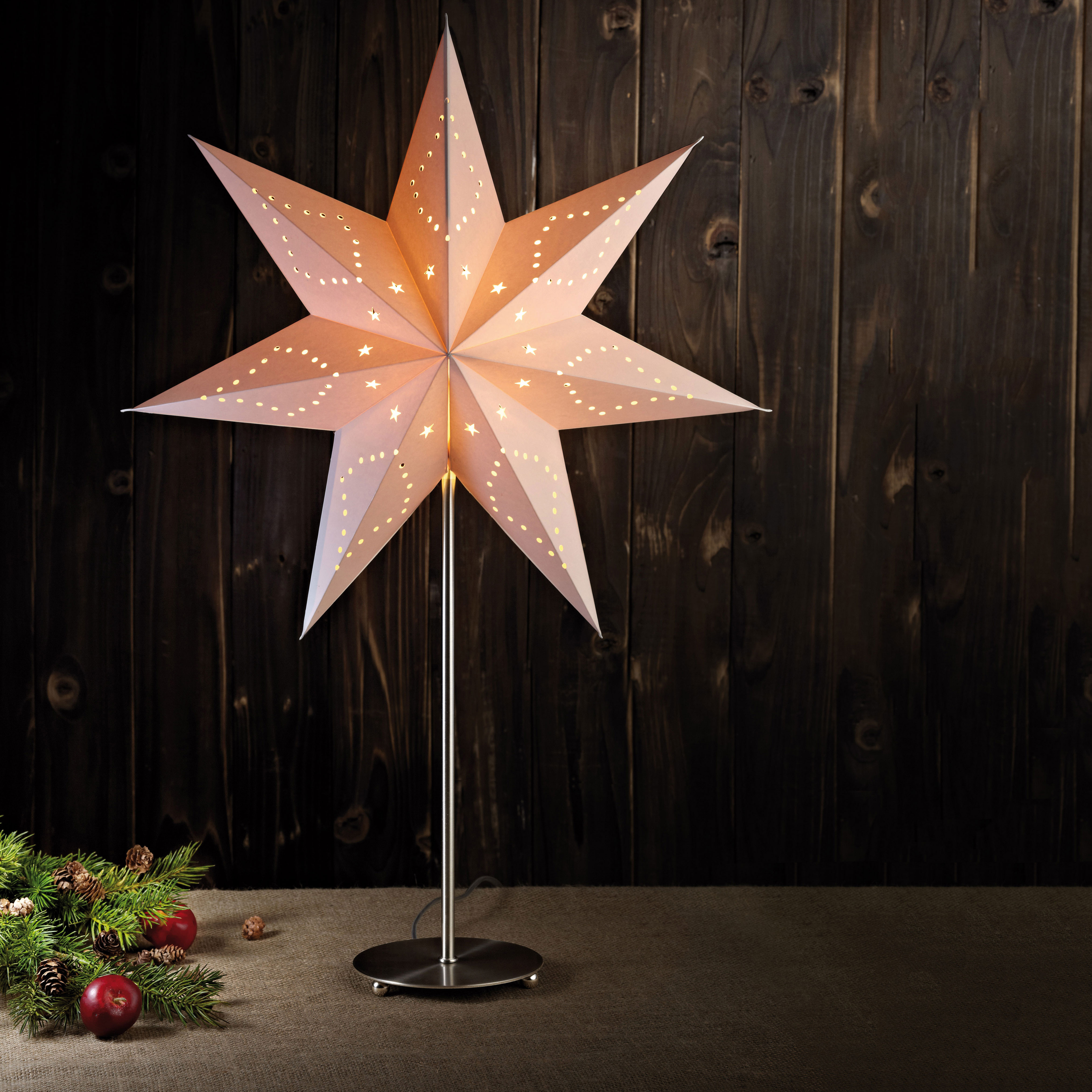 Adventsstjärna Markslöjd Saturnus 67 cm