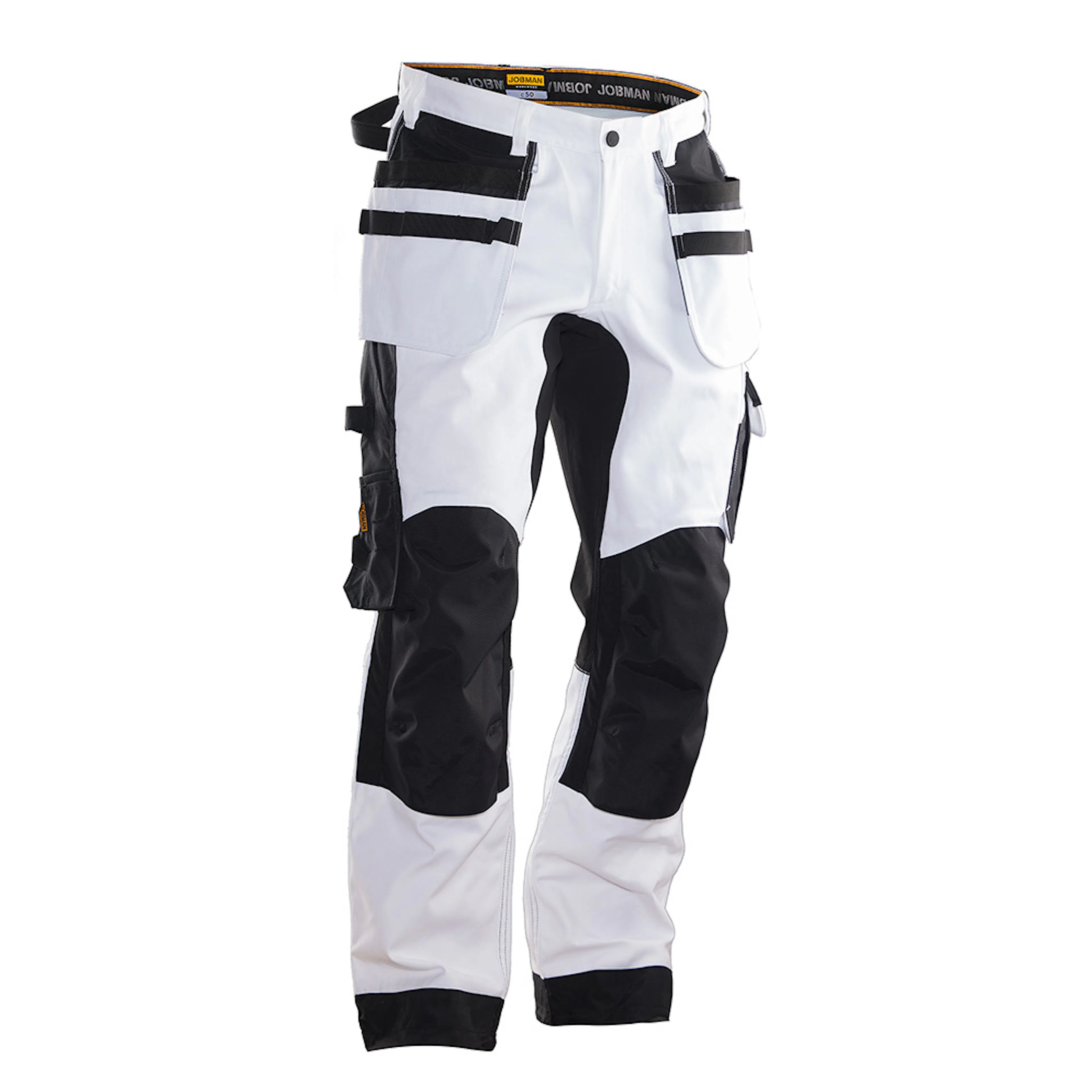 Målarbyxa Core Stretch Vit/Svart C48 Storlek: C48, Färg: Vit/Svart