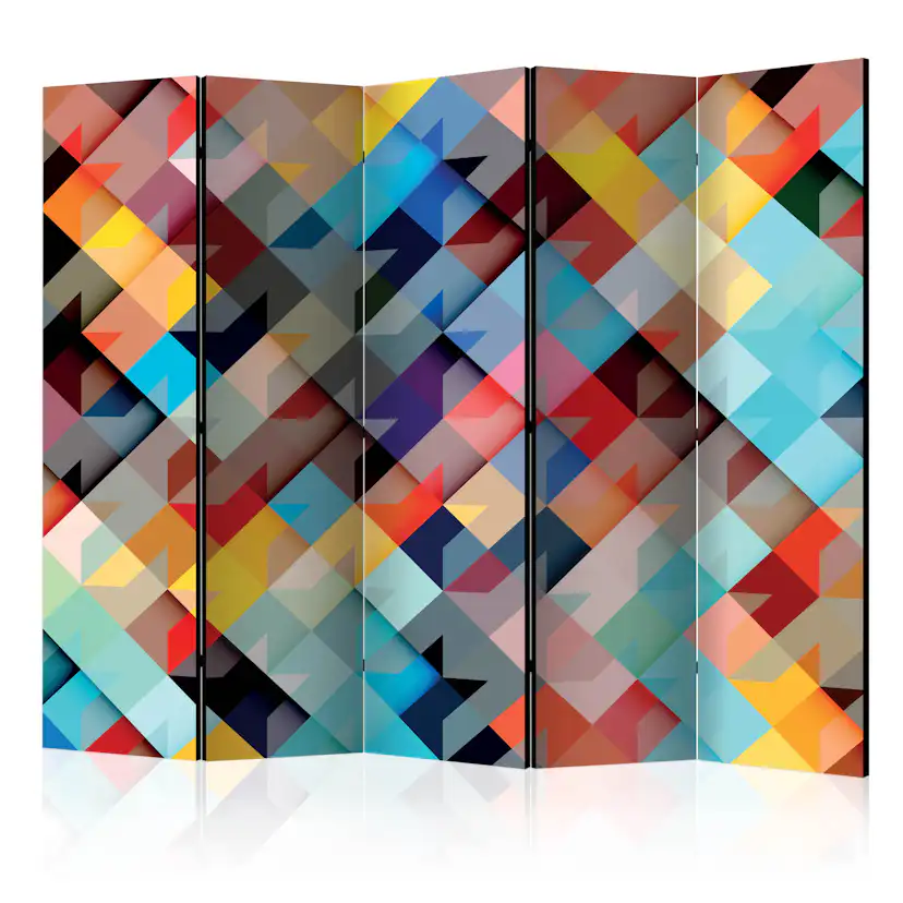 Rumsavdelare Skärmvägg Arkiio Colour Patchwork II 225x172 cm