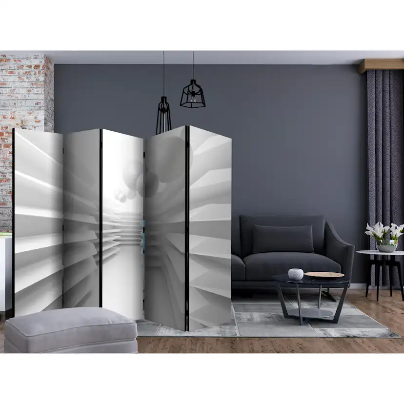 Rumsavdelare Skärmvägg Arkiio White Maze II 225x172 cm