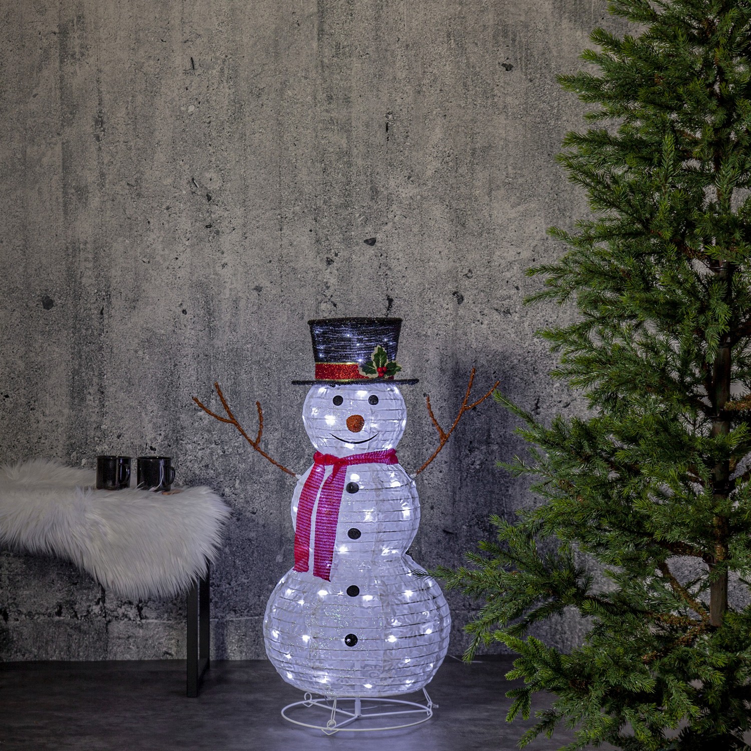 Utomhusdekoration Star Trading Tecidy Snög LV