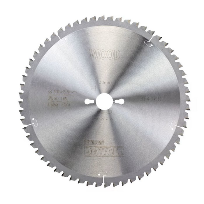 Kapskiva DeWalt DT4260 305mm Extreme X 60T 30mm Atb S40 CSB