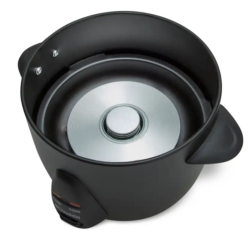 Riskokare Champion Mini Ceramic 0,6L 300W RK400 PFAS-fri Svart