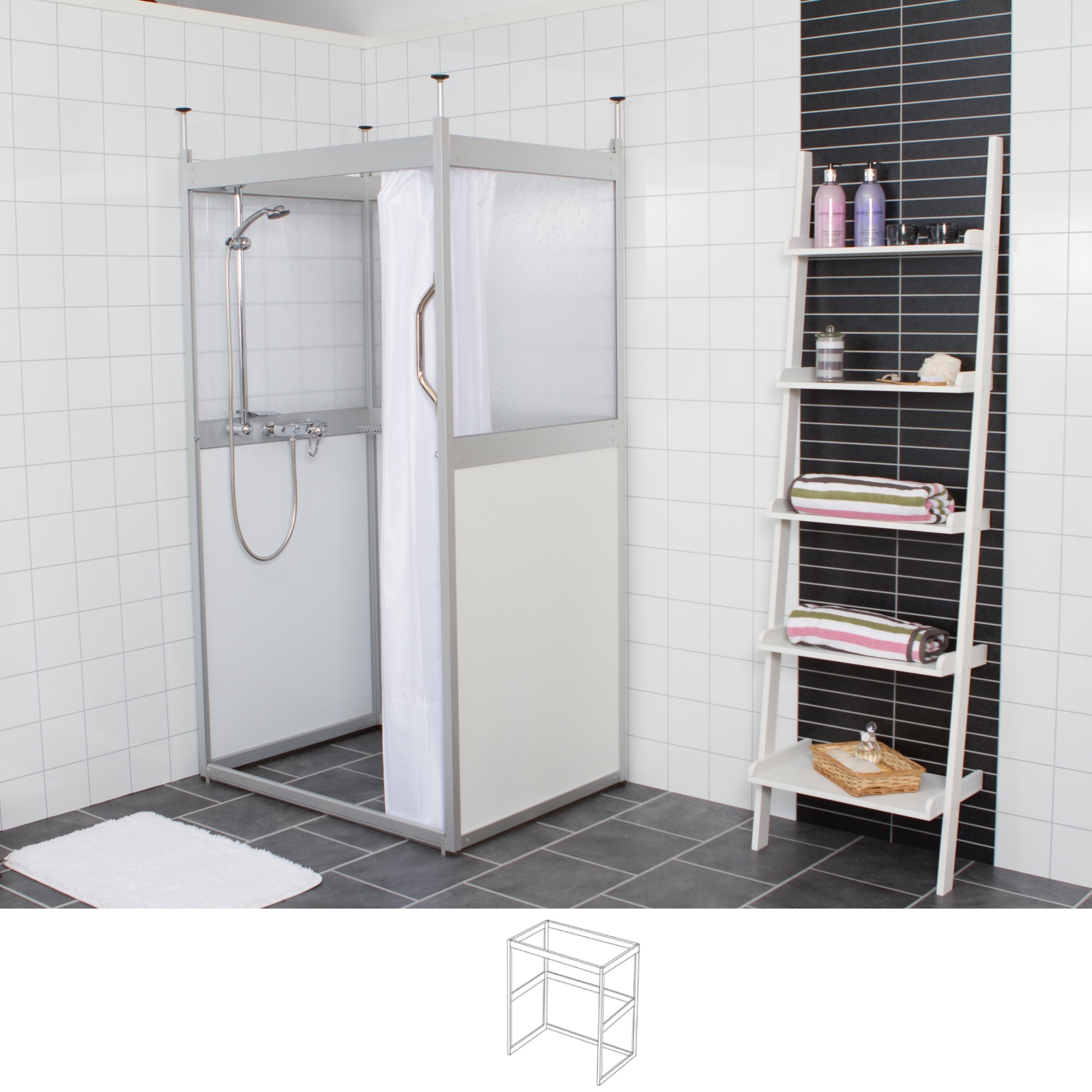 Duschhörn Västia 3V