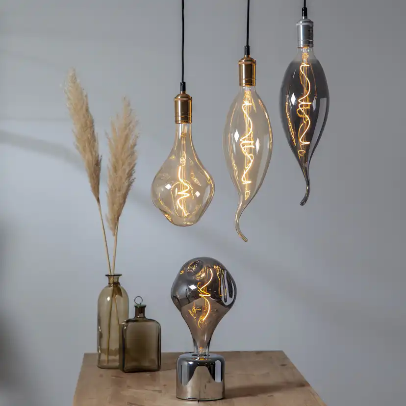 LED-lampa Star Trading Filament E27 A165 Industrial Vintage Dimbar 3,8W