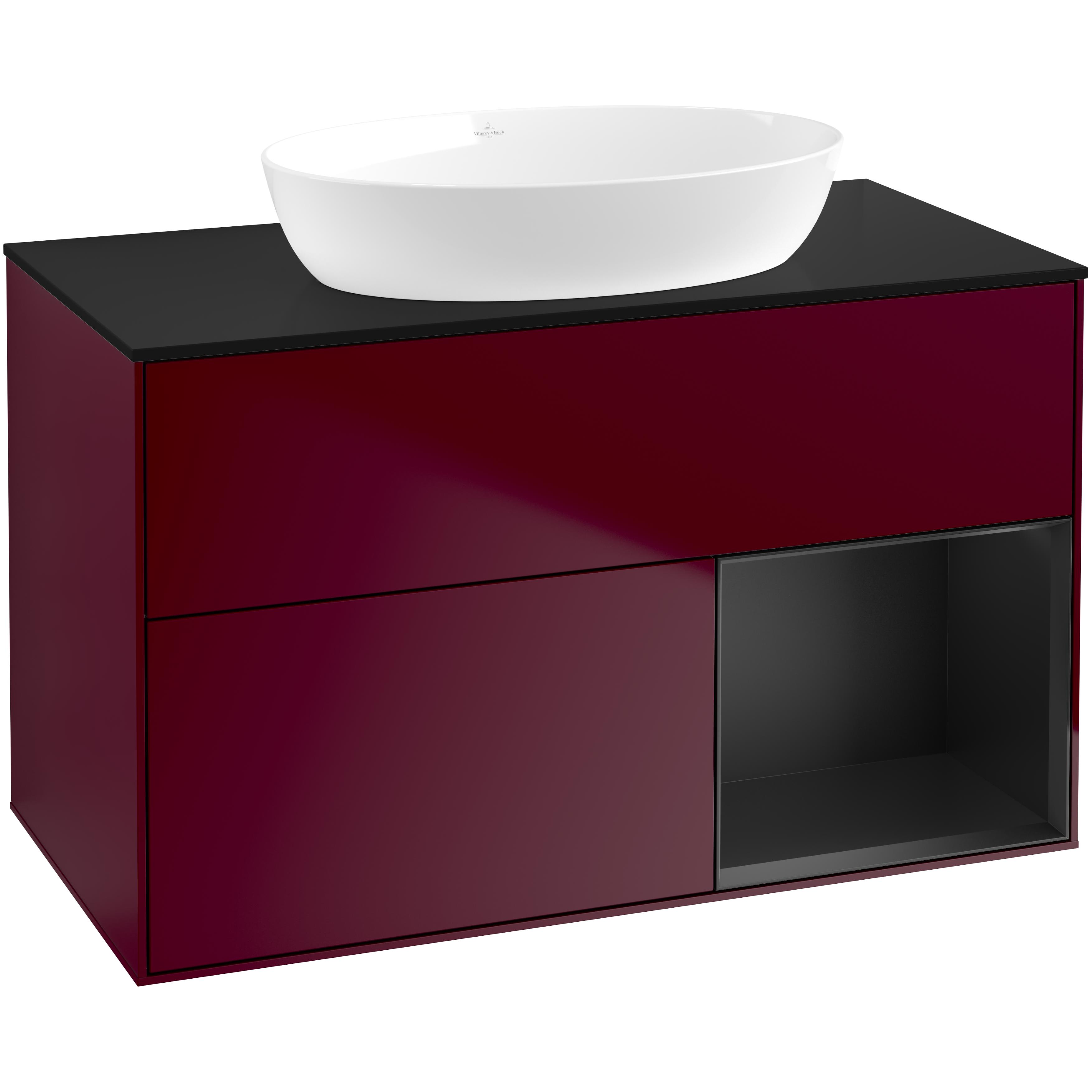 Tvättställsskåp Villeroy & Boch Finion med 2 Lådor Hylla och Bänkskiva för Fristående Tvättställ från Artis & Collaro
