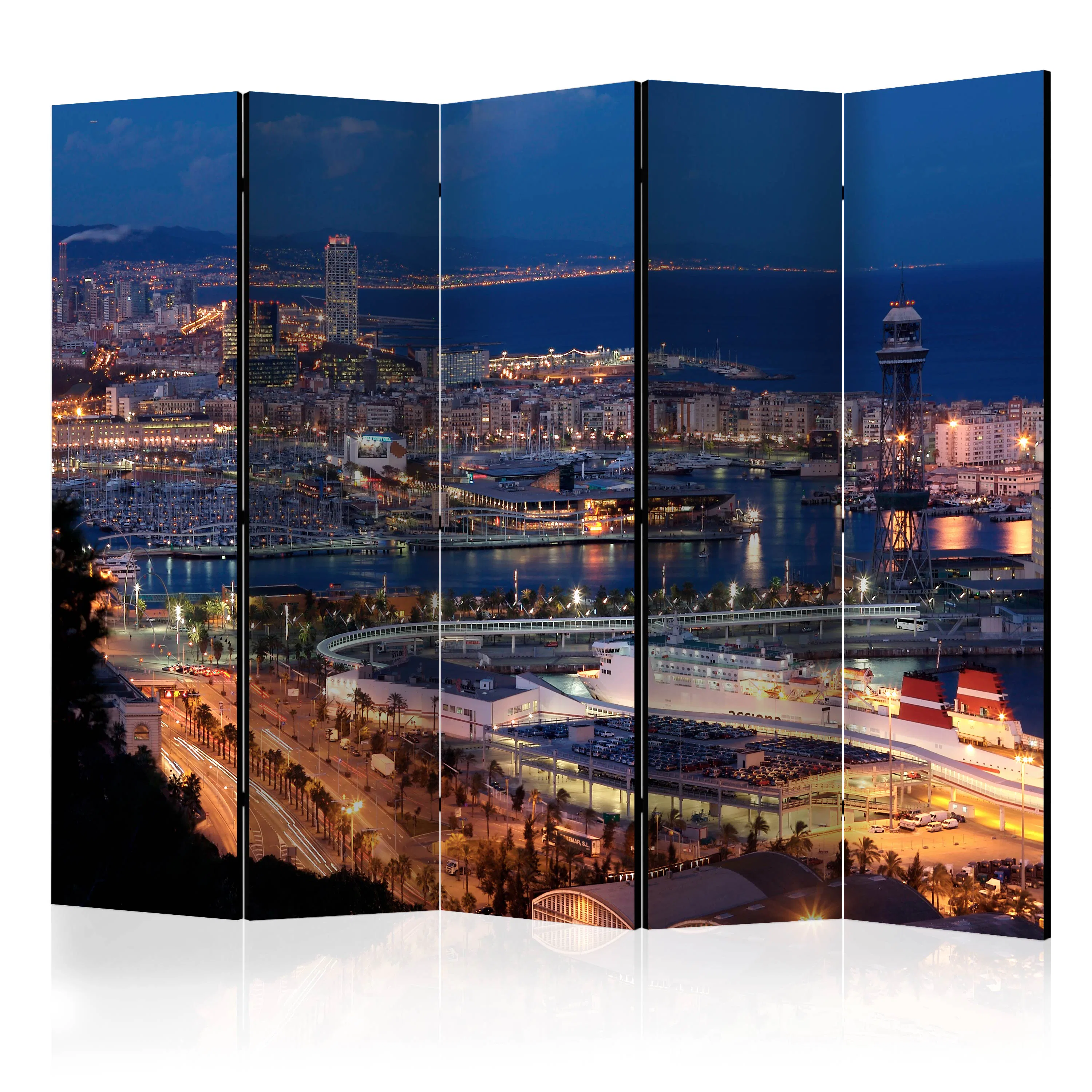 Rumsavdelare Skärmvägg Arkiio Illuminated Barcelona II 225x172 cm