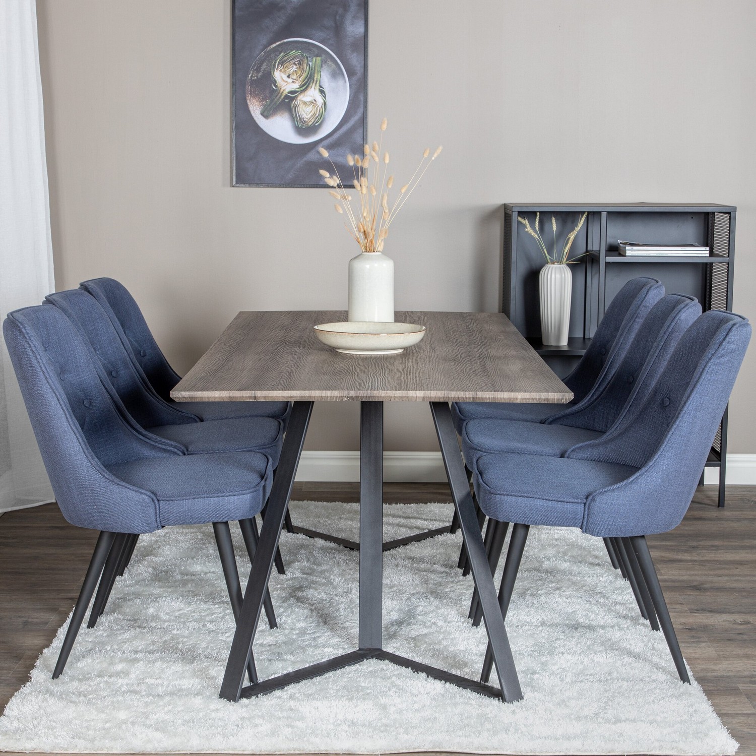 Fåtölj Venture Home Göran med Fotpall