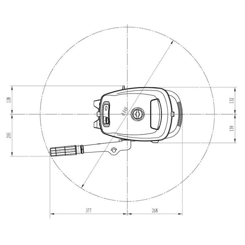 Utombordsmotor Parsun 4-Takts Kort Rigg 2.6hk
