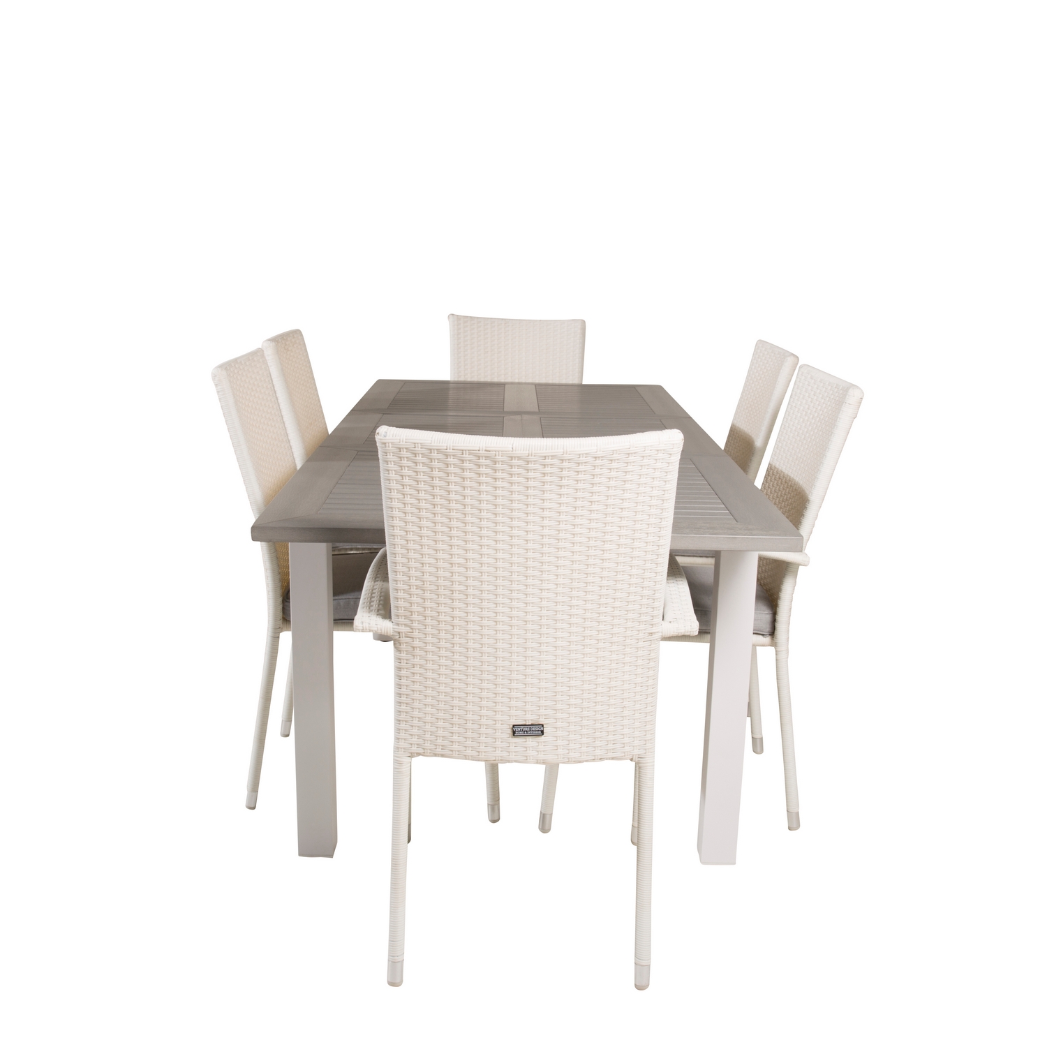 Matgrupp Venture Home Aleyna 152/210 med 6 Asta Stolar