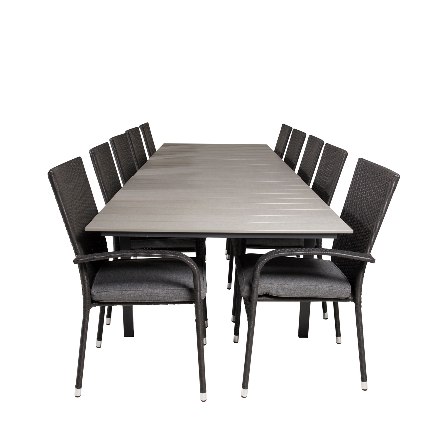 Matgrupp Venture Home Lova 224/324 med 10 Asta Karmstolar