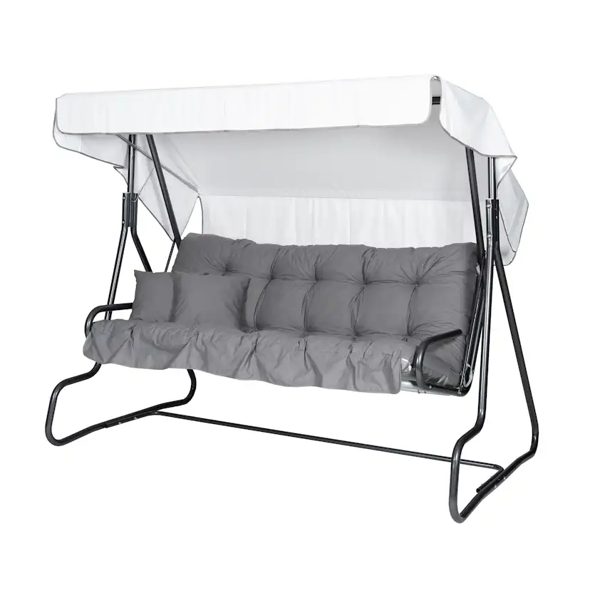 De Grande 3- pers. hammock, 60B Grå/Mörkgrå