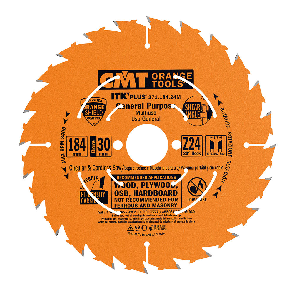 Sågklinga CMT Orange Tools ITK-Plus klyv/kap