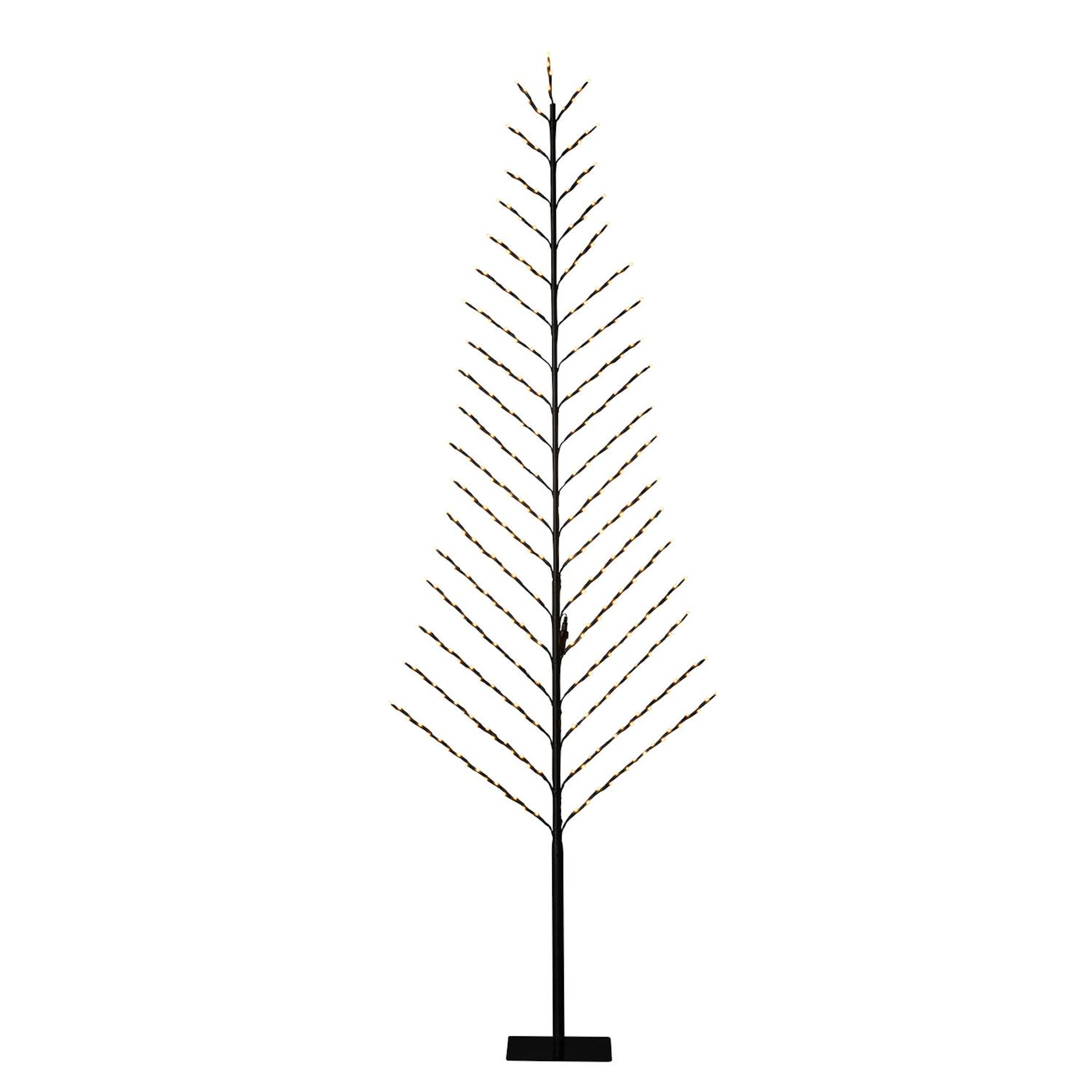 Utomhusdekoration  Gnosjö Konstsmide 2-D Svart Träd 240 cm LED