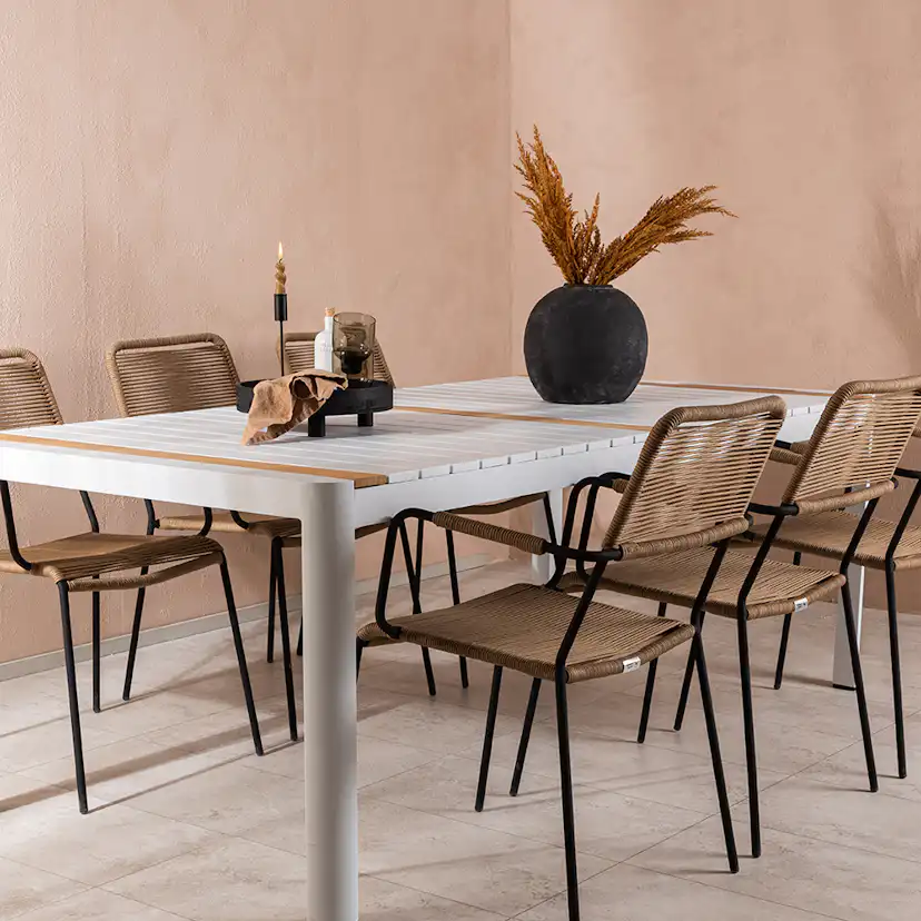 Matgrupp Venture Home Togo med 6 Lindos Stolar