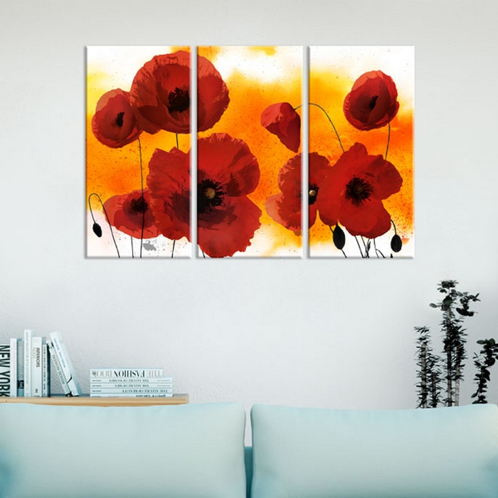 Tavla Arkiio Sunny Afternoon And Poppies