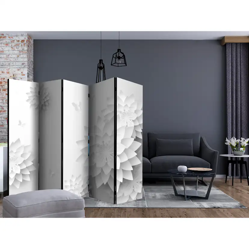 Rumsavdelare Skärmvägg Arkiio Oriental Flowers II 225x172 cm