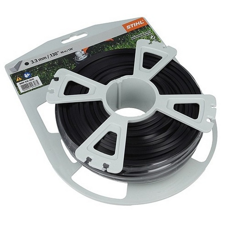Trimmertråd STIHL Nylon Rulle 3,3 mm 38 m Fyrkant