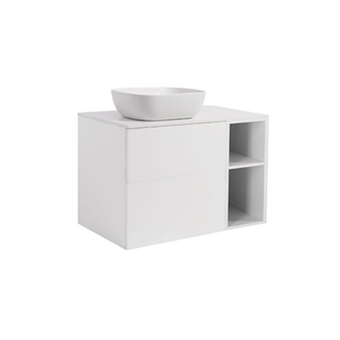 A IS60+30Ö MVIT BSVIT+TS REKVI Färg: Mattvit, Färg Tvättställ: Vit, Färg Bänkskiva: Vit, Rektangulär Form, Storlek: 740x908 mm