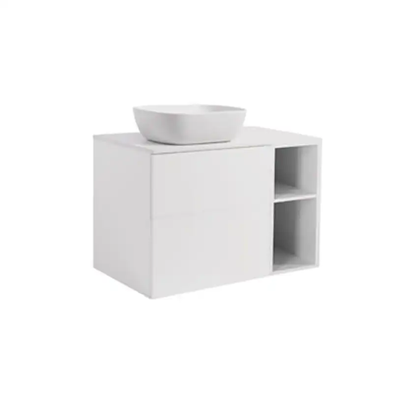 A IS60+30Ö MVIT BSVIT+TS REKVI Färg: Mattvit, Färg Tvättställ: Vit, Färg Bänkskiva: Vit, Rektangulär Form, Storlek: 740x908 mm