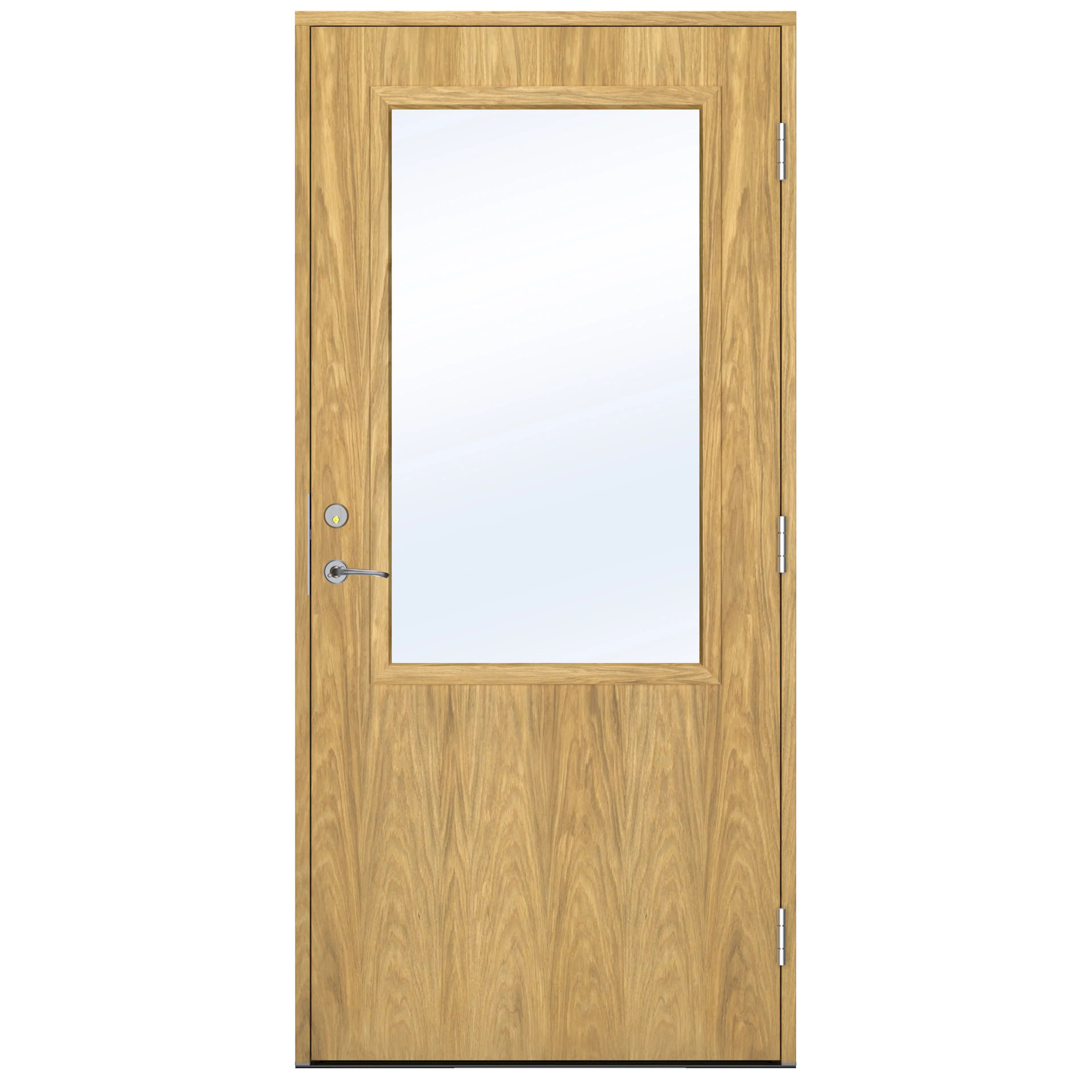 Ytterdörr Swedoor Advance-Line Vision Alba Ek BxH: 90x200 cm. Vänster.